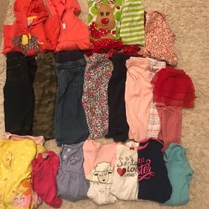 Baby Girl Clothing 22 Pieces-9 Months-Carter’s
